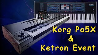 KORG PA5X VS KETRON EVENT_