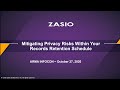 Mitigating privacy risks within your records retention schedule