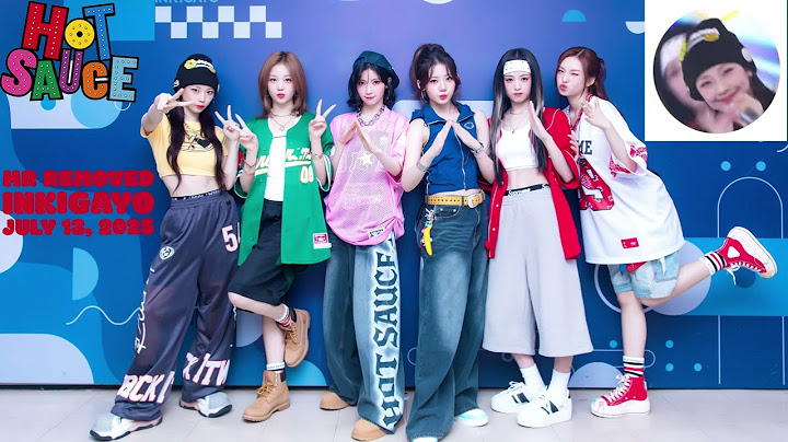 MR REMOVED BABYMONSTER HOT SAUCE PERFORMANCE - INKIGAYO 7/13/2025 #babymonster #mrremoved #hotsauce