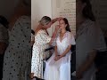One of the most sentimental heirloom gifts I’ve seen this season: her mothers bridal robe 🤍 Venue