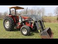 1996 Massey Ferguson 390T Tractor with Allied 595 Loader and Bucket