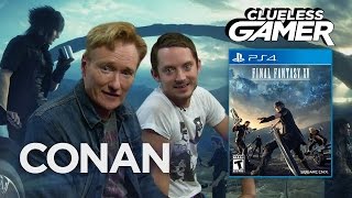 Clueless Gamer: 'Final Fantasy XV' With Elijah Wood | CONAN on TBS