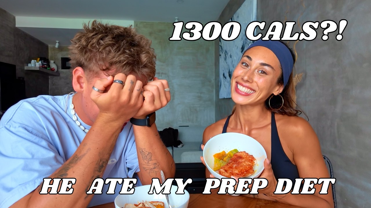 IFBB Fit Model Pro Vlog 5 Weeks Out  | My Partner Eats My 1300 Cal Prep Diet (RoadtoPro Debut EP.13)