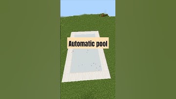 Minecraft automatic Pool #minecraft  #shorts