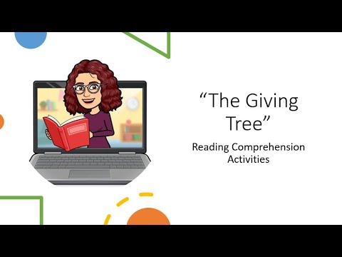 Reading Comprehension activities: " The Giving Tree" - YouTube