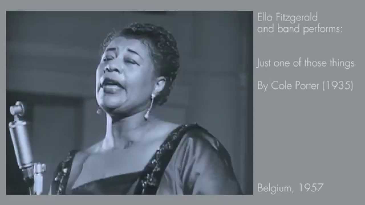 Ella Fitzgerald - Just one of those things 60P - YouTube.