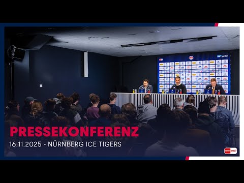 Pressekonferenz: EHC Red Bull München vs. Nürnberg Ice Tigers (16.11.2025)