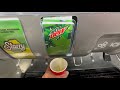 Collection of Soda Drink Refills at Soda Fountains POV ASMR Coke Dr Pepper Sprite Pepsi Mountain Dew