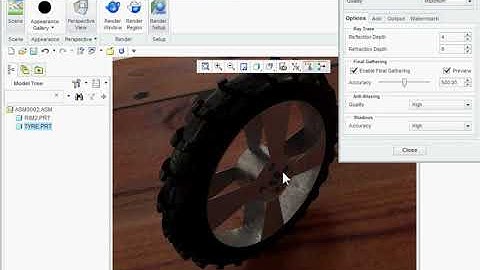 Animation and Render using CREO