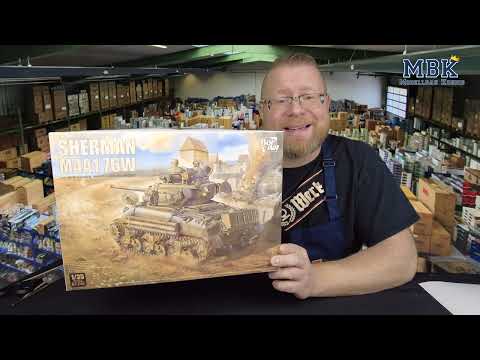 Video: Border Model BT-046 M4A1 (76)W Sherman (1/35)