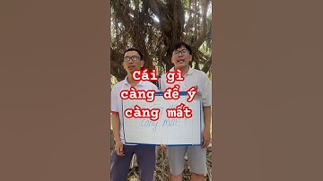 Câu Đố | Cái Gì Để Ý Càng Mất #nguyenbangvlog #dovui #dovuigiaitri #shortsvideo #reels