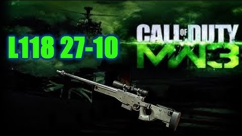 MW3 // L118 Sniping/Quickscoping // Youtube as a Job