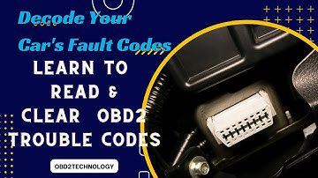 Learn How to Read and Erase Engine Trouble Codes with a OBD2 Scanner