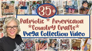 🇺🇸🌿 35+ Patriotic DIY Americana Crafts For July 4th || Mega Collection 🇺🇸 🌿