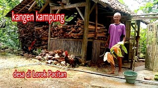 KANGEN suasana kampung halaman di Lorok Pacitan