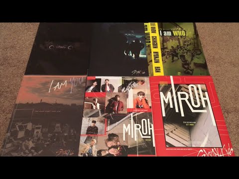Stray Kids Discography Unboxing Clé 1 MIROH I am NOT, WHO, YOU, & MIXTAPE (K-Pop Haul #77) OKVIT k-pop stars
