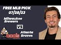 MLB Picks and Predictions - Milwaukee Brewers vs Atlanta Braves, 7/28/23 Free Best Bets & Odds