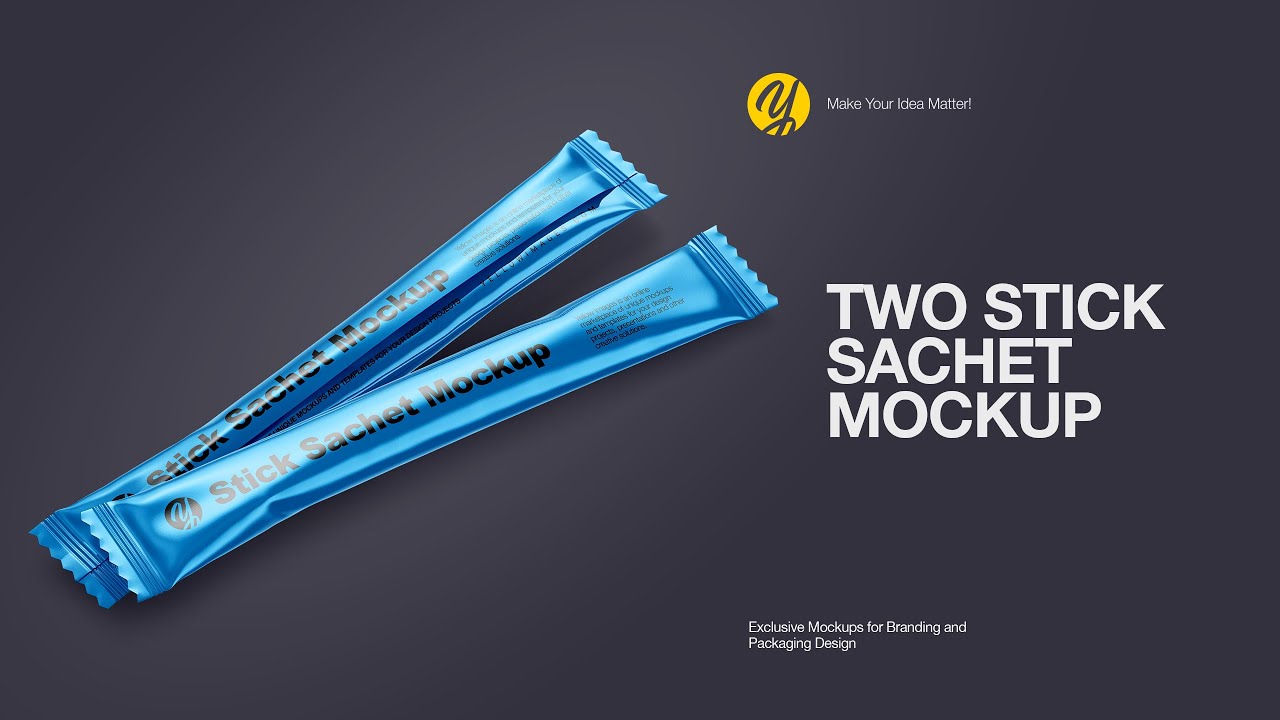 Download Two Stick Sachet Mockup Youtube