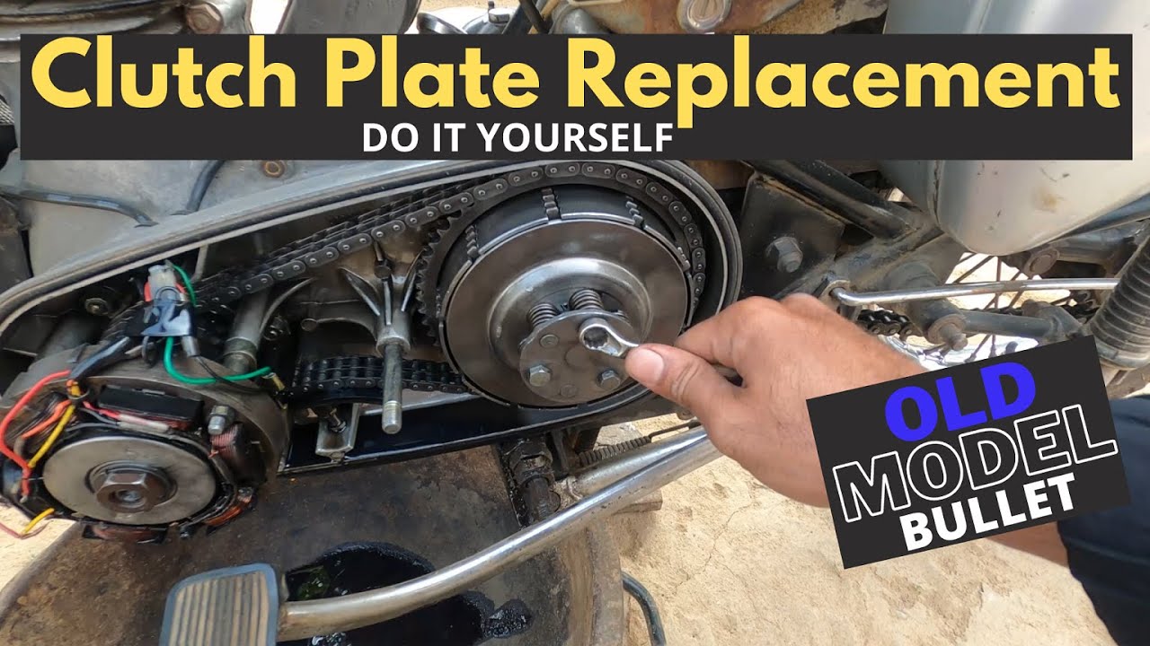 How to Change Clutch Plate of Old Model Royal Enfield Bullet My First