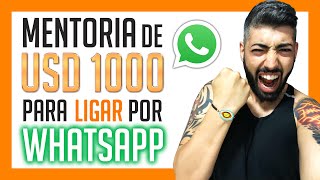 MENTORÍA de 1000 USD para LIGAR por Whatsapp (con ALVARO REYES)