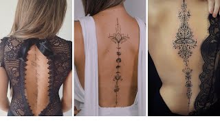 Ink And Beauty The Timeless Appeal Of Spine Tattoos On Women, 60 Spine Tattoo Designs For Ladies