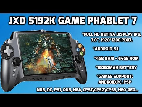 Best Handheld Gaming System of 2017 | JXD S192K Singularity Phablet 7 inch  IPS