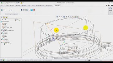 PTC CREO Tutorial : RIB PROFILE RIB