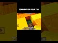COMMENT FOR YOUR TRY #minecraft #minecraft #minecraftbuild #minecraftshorts #gaming