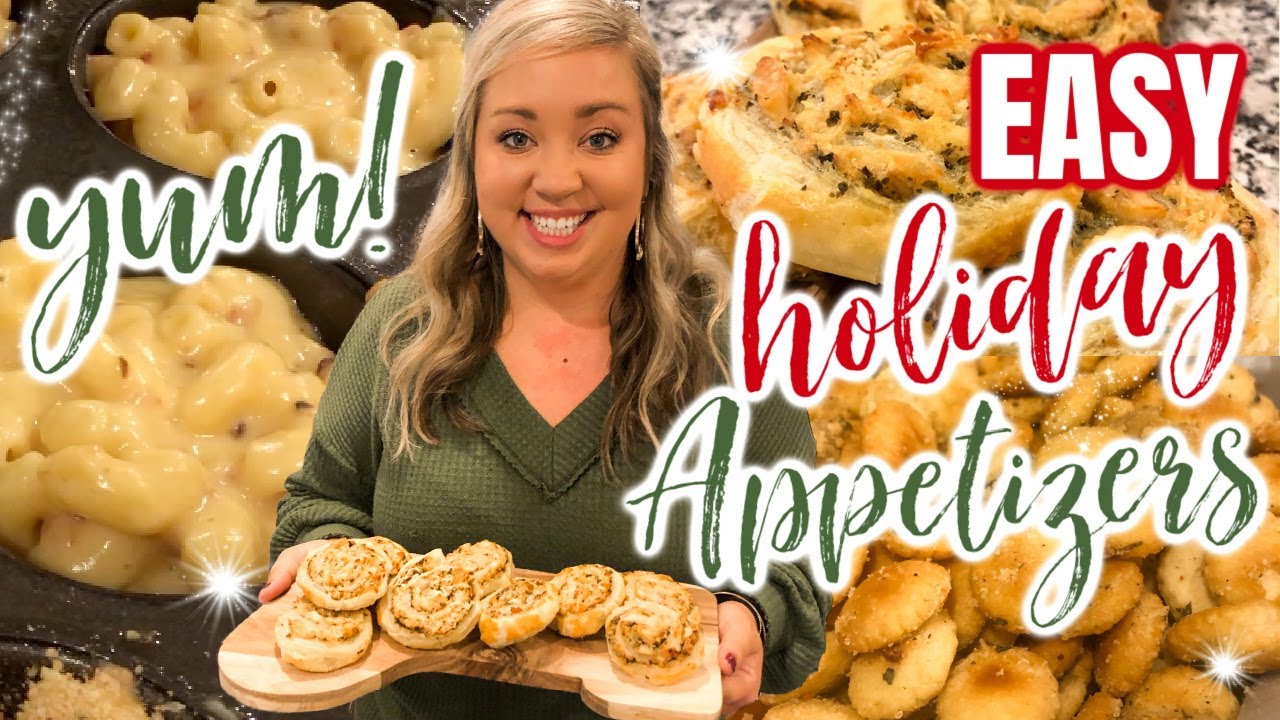 HOLIDAY APPETIZERS | EASY APPETIZER RECIPES | COOK WITH ME | JESSICA O ...