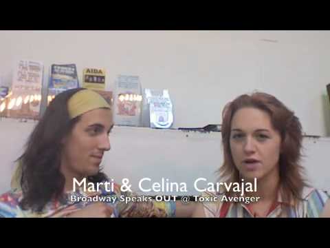 Celina Carvajal of The Toxic Avenger-intervie...  ...