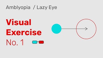 Amblyopia / Lazy Eye Exercise No. 1 (3D glasses)
