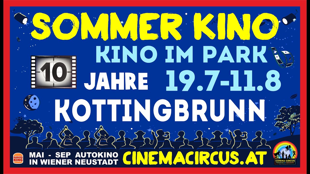 Sommerkino Kottingbrunn - Kino im Park 2024 - YouTube