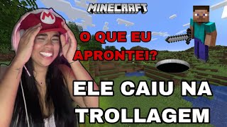 TROLLEI MEU NAMORADO NO MINECRAFT