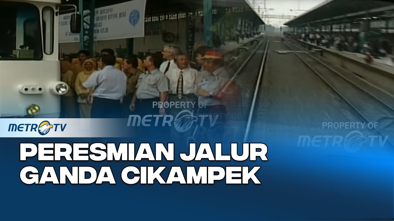 Peresmian Jalur KA Ganda Cikampek Dok. 2003