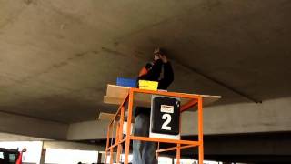 Beacon Endura Garage Luminaire actual Installation