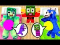 Monster School : Baby Zombie x Squid Game Doll and Poor Pregnant Dog - Minecraft Animation