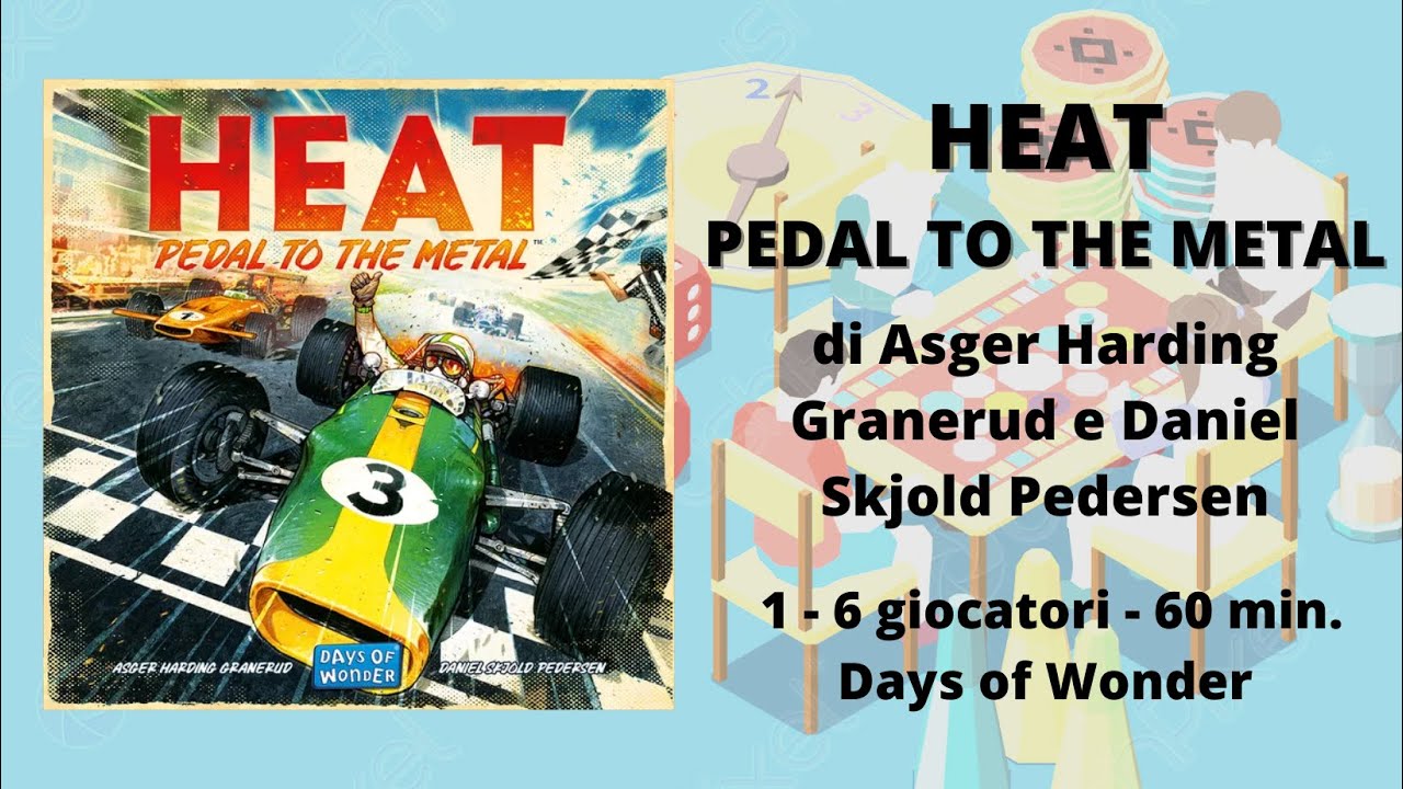 Heat: Pedal to the Metal (gioco da tavolo) - Tutorial italiano gioco base, avanzato e campionato