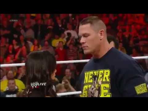 WWE Raw 11/19/12 Full Show John Cena And AJ Lee Kiss To The Dismay Of Vickie Guerrero
