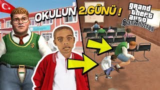 Cji̇n Oğlu Okuldan Kaçti Gta San Andreas Okulun 2.Günü
