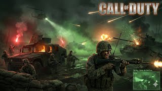 Defending the Stranded Tank in the Dark! (COD4 The Bog) 4k UHD
