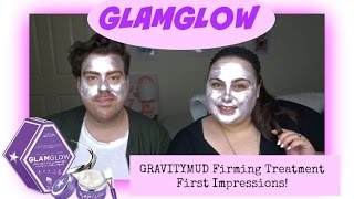 Glam Glow Gravity Mud Firming Treatment Mask First Impressions with Simon