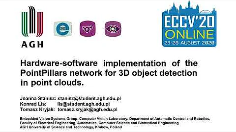 Hardware-software implementation of the PointPillars network for 3D object detection in point clouds