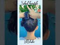 How to make bun hairstyle for school?💕🦋 #aesthetic #skincare #glowup #teenagers #ytshorts #trending