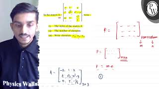 In the matrix \( \mathrm{A}=\left[\begin{array}{ccc}\frac{a}{-} & 1...