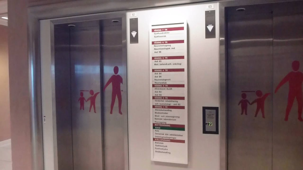 KONE Traction elevators @ the University Hospital in Örebro