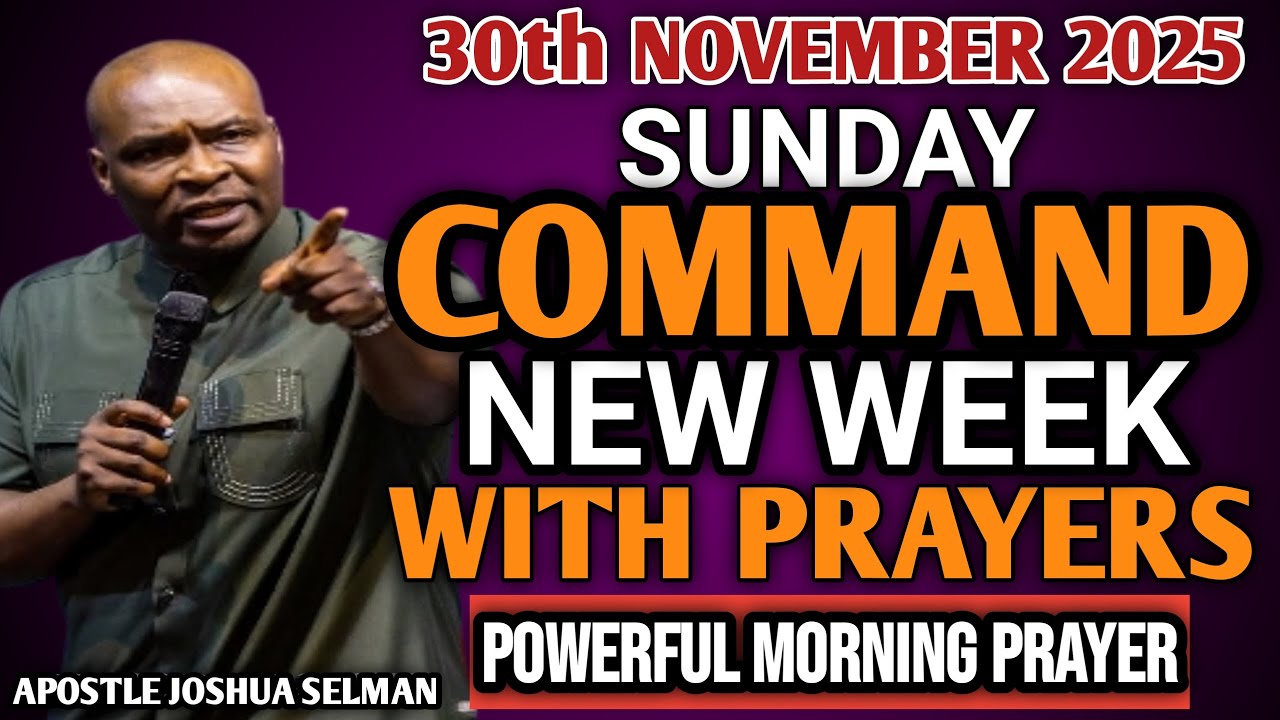 [SUNDAY, 30TH NOVEMBER] SPEAK INTO YOUR NEW WEEK BEFORE THE ENEMY DOES ...