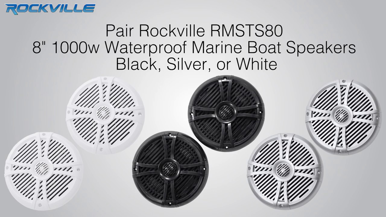 rockville 8 marine speakers