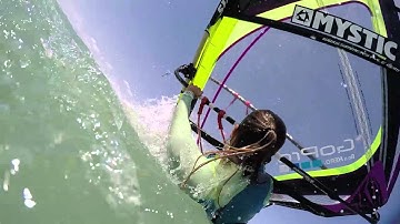No Handed Backloop Windsurfing Justyna Sniady