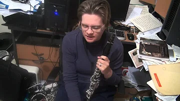 Introduction to F major and D minor scales on clarinet using Baermann, Klose and Thurston