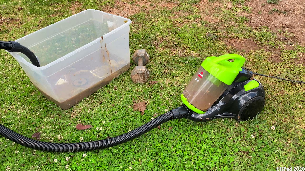 Bissell Zing Canister Vacuum Cleaner Water Test YouTube